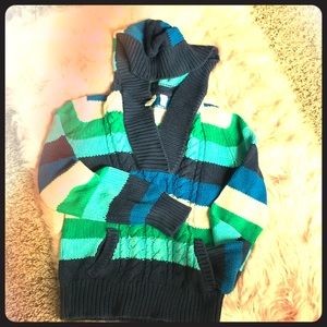 Stripped hooded sweater!